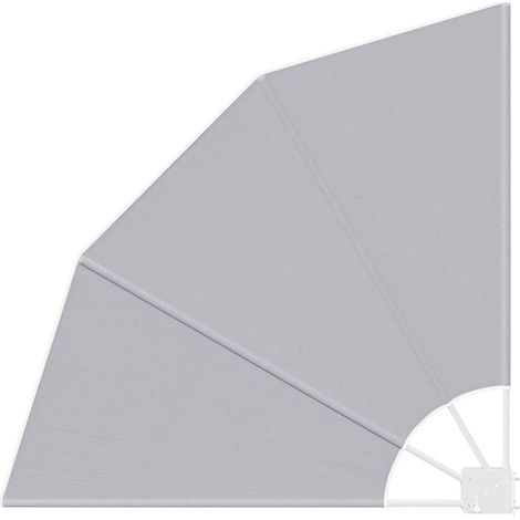 Maison Exclusive - Balkon Sichtschutz 115 x 115 cm Polyester Grau