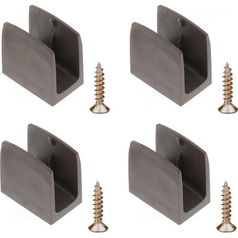 cyclingcolors 4x supporto per manovella tapparelle con vite plastica marrone finestre persiana biella (1/5)