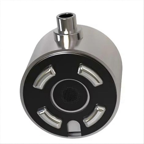 Buse de réglage de mélange collaboratif magnétohydrodynamique à diaphragme en composite de carbone de 10,2 mm, usinée CNC, double pilote dynamique (1/5)