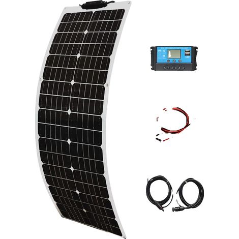 Kit de panneaux solaires, monocristallin, flexible (1/2)