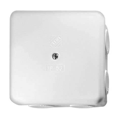 Caja de superficie IP56 400V pon56-80x80 blanca sin inserto