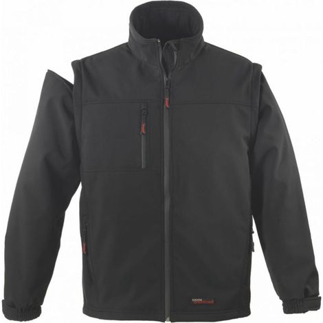 Giacca da lavoro softshell YANG 2 in 1 - Nero M - 44/46