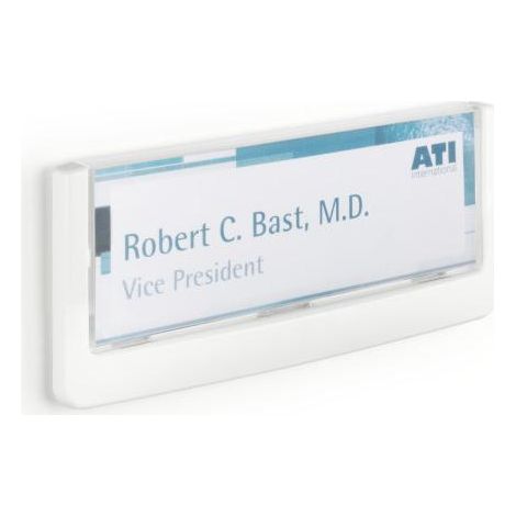 Durable Click Sign Plaque de porte 149 x 52,5 mm Blanc