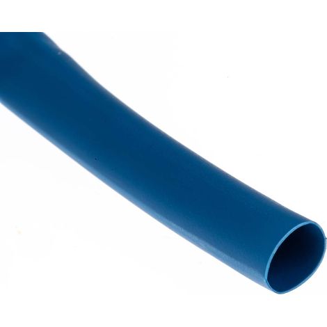 Gaine thermorétractable RS PRO, Dia. 6mm Bleu rétreint 3:1, 7m ( Prix pour Bobine de 7 Mètres ) (1/3)