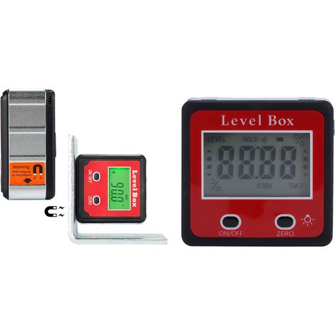 Niveau Inclinomètre Numérique LCD à 2 Touches avec Base Magnétique pour Mesurer les Angles - Précis et Fiable - KZQ (1/5)