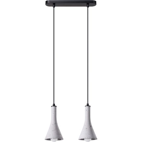 Lámpara colgante Mirage 2 E14, hormigón gris, lumilo 12.189.24 (1/5)