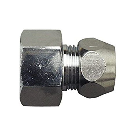MASIDEF - RACCORDO A VITE CON FILETTATURA INTERNA 1/2-3/8xØ10mm (1/3)