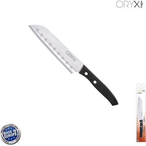 Cuchillo Aspen Santoku Hoja Acero Inoxidable 17 cm. Negro (1/5)