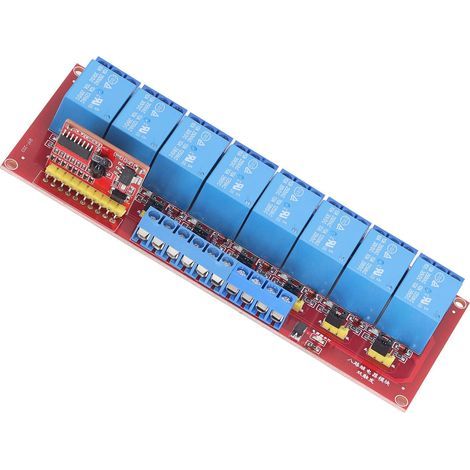 8-Kanal-10A-Relaisempfängermodul, universeller Infrarot-Funkschalter für Motor, Licht, Tor, 5V-DIY-Steuerung (1/5)