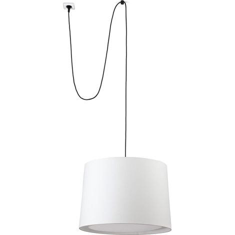 CONGA Lámpara colgante blanco con clavija 68604-54