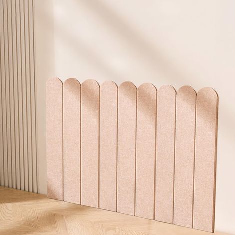 Packs of Felt Cat Scratch Wall Mats, High-Density Felt, Protects Walls - Light Brown (1/5)