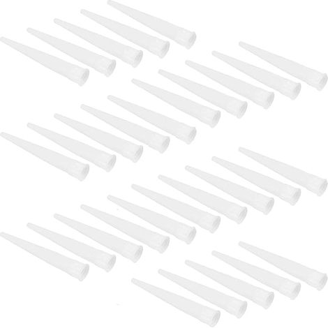 30 Pieces Cartridge Silicone Sockets Replacement Tips Silicone Tips Cartridge Nozzles (1/5)