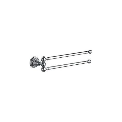 PORTE SERVIETTE MUSEO DOUBLE ARTICULE CHROME - CRISTINA ONDYNA CA21451 (1/5)
