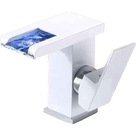 LED bathroom faucet with color change and simple temperature control (1/4)