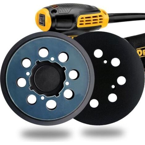 Set mit 2 Ersatz-Schleifpads für DeWalt DWE64233 & N329079 Schleifmaschinen, kompatibel mit DWE6423/6423K, DWE6421/6421K, DWE6421-B2, DWE6421-B3, DWE6421-BR, 1-BR, 1 DCW210 B (1/5)