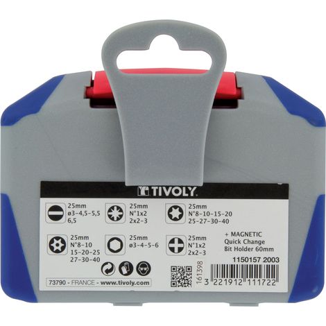 Tivoly • Confezione da 35 inserti a vite standard