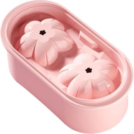 Moule À Glaçons en Forme De Cerise À 2 Cavités, Grand Bac À Glaçons en Silicone pour Cocktails Au Whisky, Moule À Glaçons Décoratif pour Café Glacé Gin