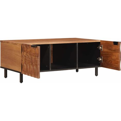 Table basse Marron 100 x 54 x 40 cm Bois de mangue massif (1/5)