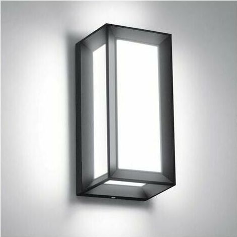 Outdoor Wall Sconce 18W Outdoor Wall Sconce, Aluminum Exterior Porch Light, IP65 Waterproof Wall Mount, 6000K Cool White LED Porch Light for Garage, Driveway, Hallway, Backyard (1/5)