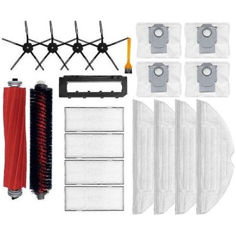 Pièces détachées pour aspirateur Roborock S7 Max Ultra / S7 MaxV Ultra / S7 MaxV Plus / S7 Pro Ultra : brosse, filtre, sac à poussière (1/5)