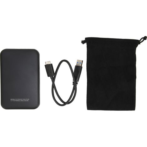Disque dur externe 2,5 pouces USB 3.0, 128 Go, capacité de stockage généreuse, 5400 tr/min, 8 Mo de cache, boîtier métallique, portable pour PC Windows (1/5)