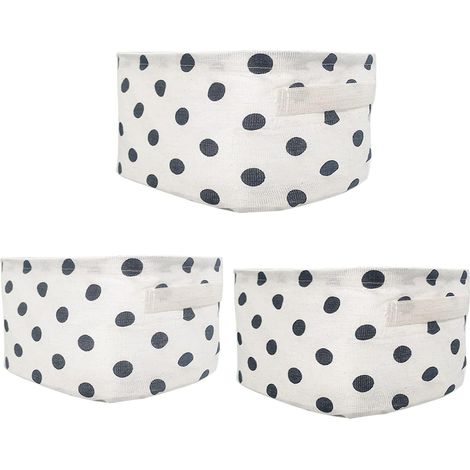 Aufbewahrungskorb aus bedrucktem Stoff - 20x15x15cm - Wäschekorb - (B-2PCS)