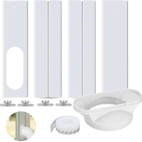 Kit D'étanchéité pour Fenêtres Coulissantes Accessory sur Climatiseur Mobile Convient Aux Ouvertures de Fenêtres de 45 à 160 CM (1/4)