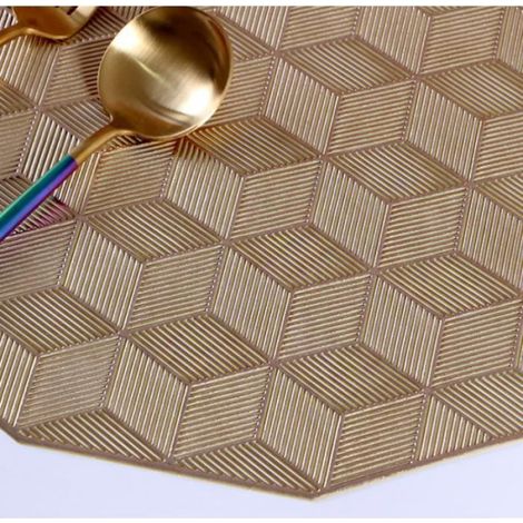 Dessous De Plat - 38 x 38 cm - En PVC - Antidérapant - Pour Casseroles Et Vaisselle - Lot De 5 (1/4)