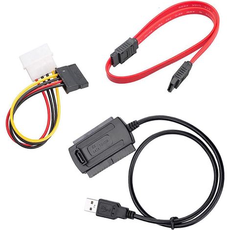 Verbessertes Festplatten-IDE-SATA-zu-USB-2.0-Adapterkabel für Computer (1/5)