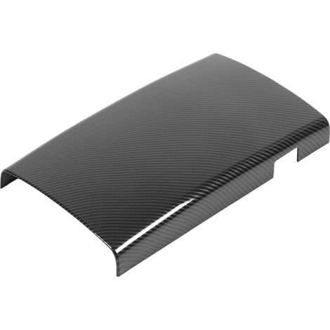 Carbon Fibre Style Console Accoudoir Boîte Couvercle Accessoires Intérieur Voiture Remplacement pour Mercedes Benz Classe S W221 2008‑2012 (1/5)