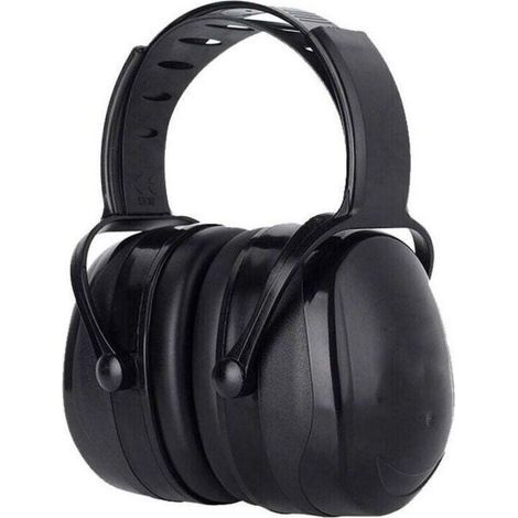 Casque Anti Bruit Adulte Réglable Confortable, avec Une Atténuation de SNR 38dB, pour Milieu Bruyant ou Stressant-Noir.