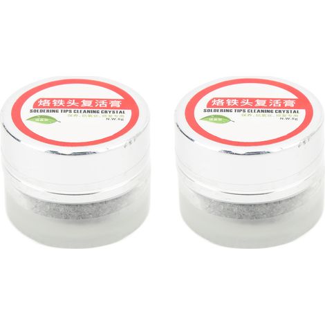 2Pcs Pâte à Nettoyer Embouts Fer à Souder 8g/0.28oz - Nettoyant pour Pointes Soudure Accessoires (1/5)