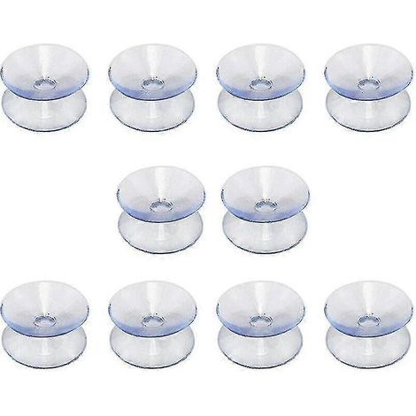 Filiyano-Ventouses double face compatibles avec les panneaux de verre, lot de 10 ventouses sans crochet pour miroir en verre antidérapant double face (1/5)