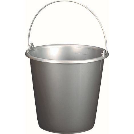 Secchio per la casa Grigio Silver 8l