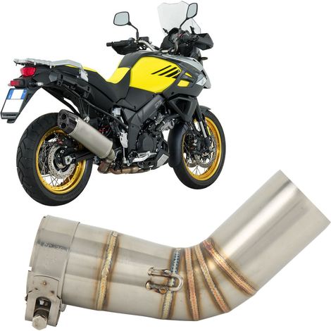 Mittelstück des Auspuffrohrs aus Edelstahl für Suzuki DL1000 Vstrom 1000 Vstrom 1050 (2014-2021) (1/5)