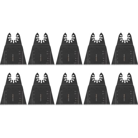 GARRYFIZH Lames d'outils oscillants, conception professionnelle et pratique, multi-lames en acier haute résistance pour le perçage du bois et la coupe du plastique