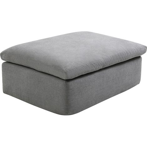 Pouf in tessuto grigio - CORTOLINE