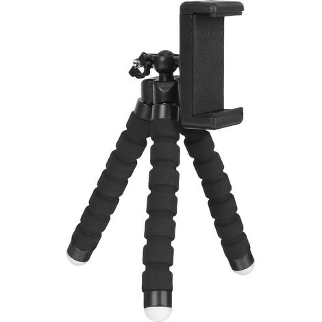 Lot de 2 trépieds de bureau pour téléphone portable, support universel portable pour téléphone portable.-20x7cm