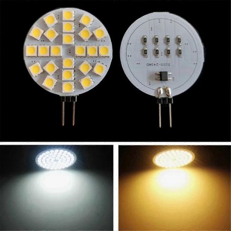 10 Stück 4,8 W G4 Fassung 5050 SMD Mini-LED-Lampen warmweißes Licht