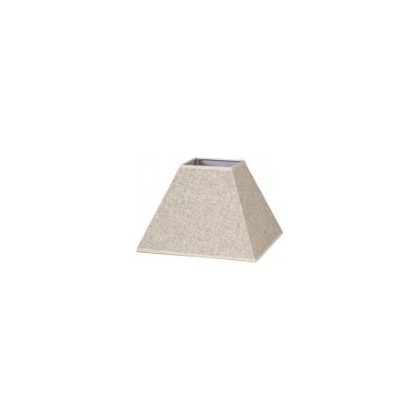 Tenorio paralume piramidale e27 lino beige 15dx8dx11h