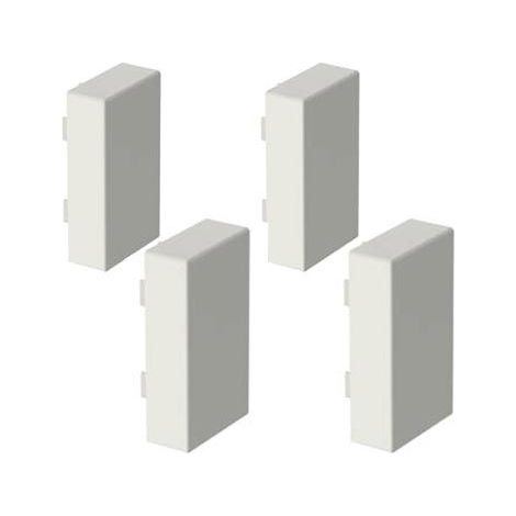 GGK SATZ VON 4 ABDECKKAPPEN FÜR ELEKTRISCHE ZIERLEISTE 7X12MM WEISS EAN8021