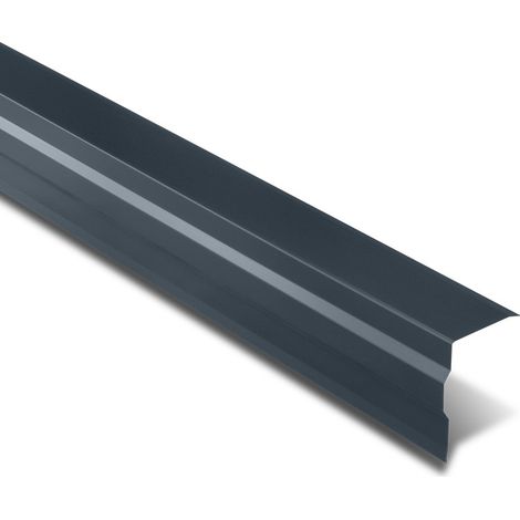 Yousteel – Bande de rive en acier 0.50 mm – Revêtement polyester 25 µm – Longueur 2100 mm – Largeur 93 mm – Pour fixation avec vis