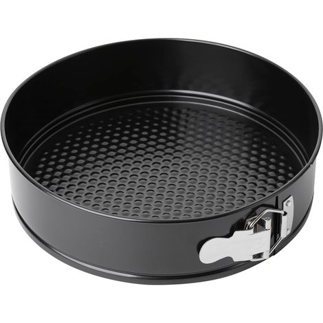 1 Moule à charnière Rond 25,8 cm Acier au carbone Revêtement antiadhésif Fermoir pratique Cuisson pâtisserie (1/5)