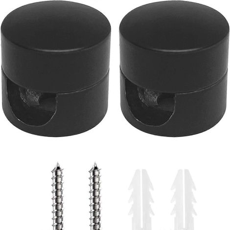 Lot de 2 crochets métalliques pour suspensions de luminaires de plafond, crochet pour lampe de plafond, électroplacage (1/5)
