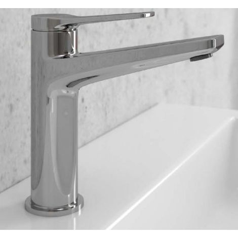 Mitigeur lavabo ANDARE H : 13 cm-Argenté-4 ---Argenté