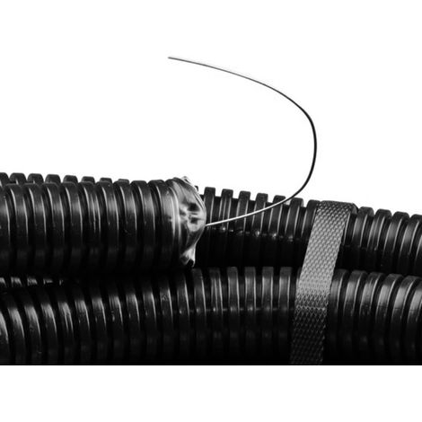 TUBO CORRUGATO CON TIRAFILO - ø32  25 MT