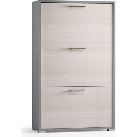 SCARPIERA CM.67X28X112H TESSUT/LARICE (1/3)