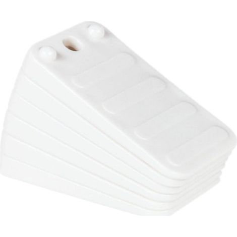 Lot de six cales de nivellement pour toilettes empilables durables pour meubles et appareils électroménagers réglage de hauteur et stabilité (1/5)