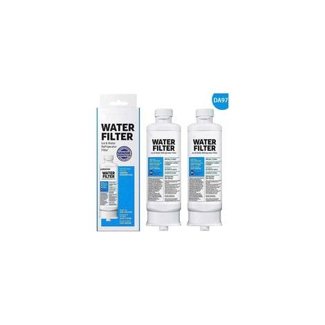 Lot de 2 Filtres à eau de Réfrigérateur de Rechange DA97-17376B DA97-08006C HAF-QIN HAF-QIN/EXP pour réfrigérateurs Multi-Portes (1/5)