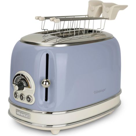 Grille-pain Bleu Vintage 2 Fentes 810W (1/2)